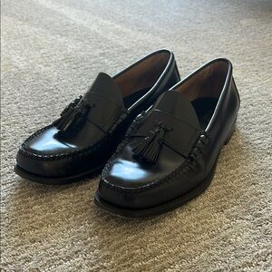 Classic Black Tassel Loafers